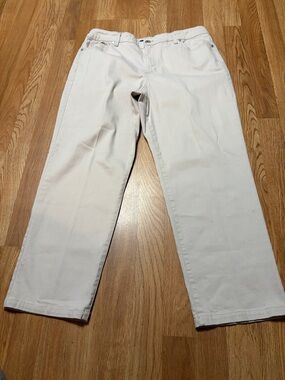 Bandolino Mandie Khaki Straight Leg Pants Size 18S Short Petite